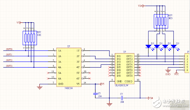 單片機(jī)5V輸出怎么樣去驅(qū)動(dòng)一個(gè)24V的電磁閥？