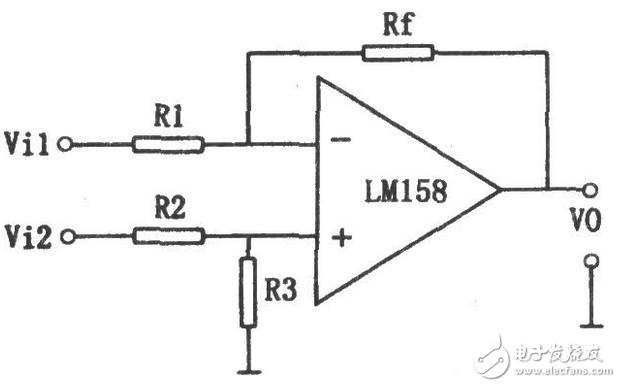 單電源運放減法電路設(shè)計與實現(xiàn)