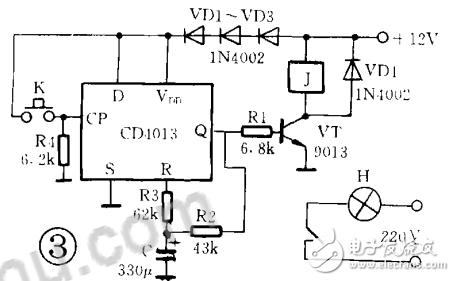 cd4013無穩(wěn)態(tài)工作方式及無穩(wěn)態(tài)電路應(yīng)用