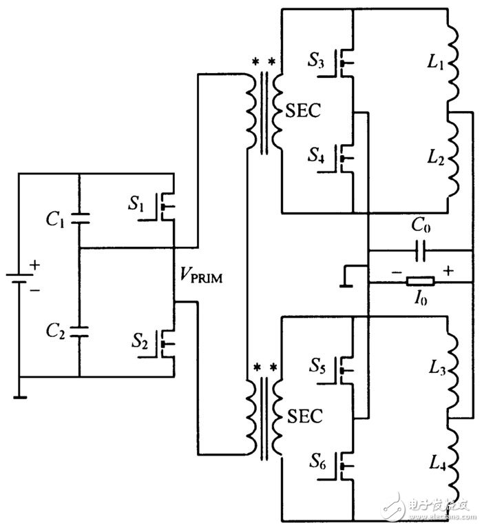 通過(guò)倍流整流結(jié)構(gòu)交錯(cuò)并聯(lián)形成的低壓大電流DC - DC 變換器設(shè)計(jì)