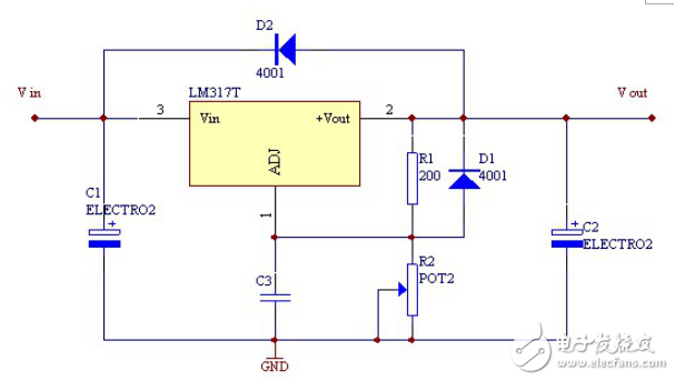 LM317穩(wěn)壓器介紹、引腳圖、參數(shù)、工作原理及應(yīng)用電路圖