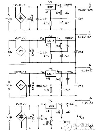 用LM317制作簡單可調(diào)穩(wěn)壓器