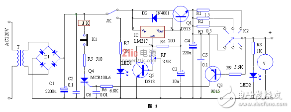LM317穩(wěn)壓器的限流保護電路