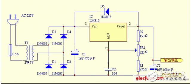 簡(jiǎn)單分析LM317制作家用高品質(zhì)穩(wěn)壓電源電路應(yīng)用