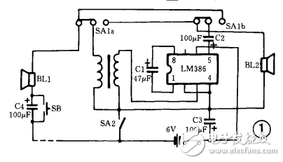 基于LM386的雙向呼叫有線對講電話的設(shè)計與實(shí)現(xiàn)