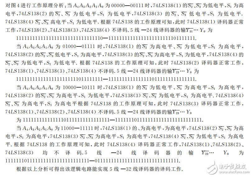 74ls138譯碼器的級(jí)聯(lián)電路分析