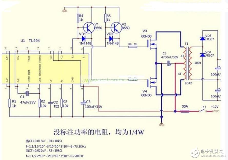 TL494在電動(dòng)助力車控制中的應(yīng)用