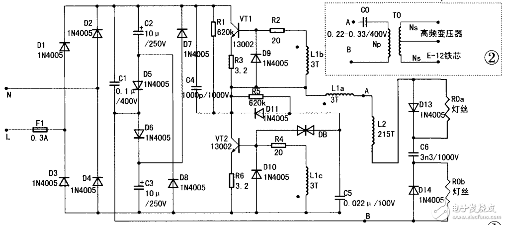 電子節(jié)能燈線路板改為開關電源的相關知識解析