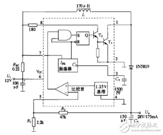 mc34063的工作原理詳解（含mc34063引腳圖及功能_內(nèi)部結(jié)構(gòu)_特性參數(shù)及應(yīng)用電路）