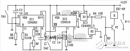 cd4069中文資料詳解（cd4069引腳圖及功能_工作原理_內(nèi)部結(jié)構(gòu)及應(yīng)用電路）