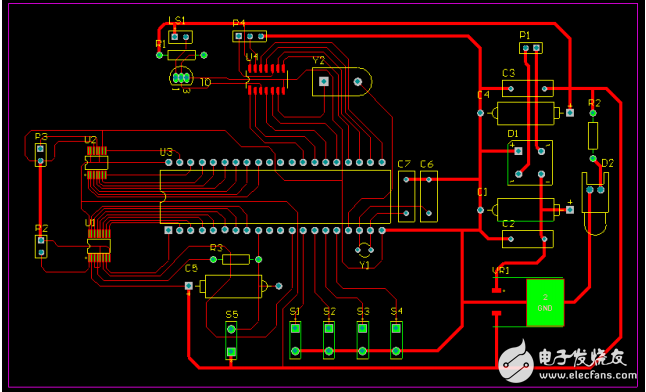 實驗五 ad09 PCB的板層設(shè)計和布線