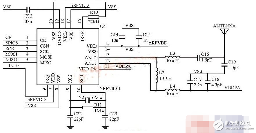 無線模塊nrf24l01中文資料_引腳圖及引腳定義_電路原理及實(shí)例