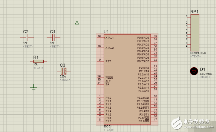 基于proteus的七種跑馬燈效果的實現(xiàn)