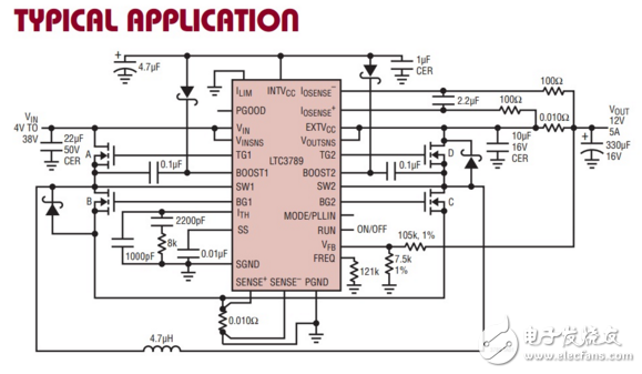 ltc3789芯片中文資料及推薦參數(shù) 