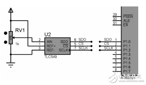 基于TLC549數(shù)字電壓表的設(shè)計
