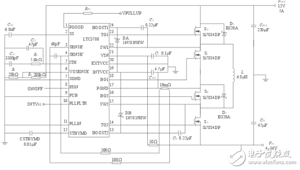 基于LTC3780的開關電源模塊及蓄電池智能化開關電源模塊