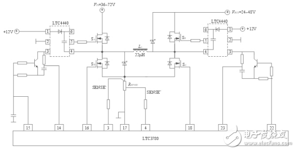基于LTC3780的開關電源模塊及蓄電池智能化開關電源模塊