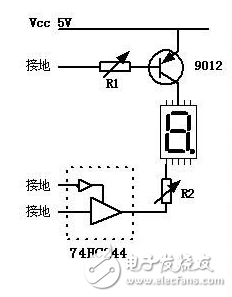 74hc244驅(qū)動(dòng)數(shù)碼管顯示電路及程序