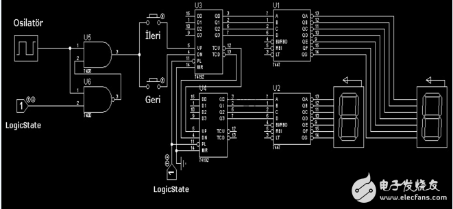 74ls192工作原理詳解_使用說明_內(nèi)部邏輯圖及應(yīng)用電路