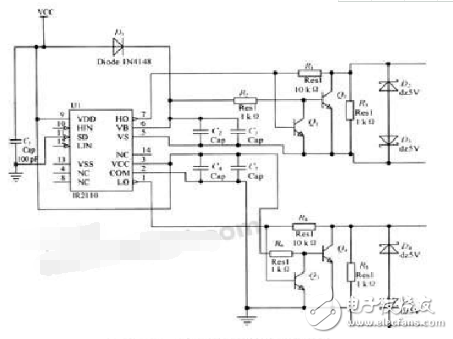 ir2110中文資料詳解_引腳圖及功能_工作原理_內(nèi)部結(jié)構(gòu)及應(yīng)用電路
