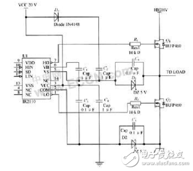 ir2110中文資料詳解_引腳圖及功能_工作原理_內(nèi)部結(jié)構(gòu)及應(yīng)用電路