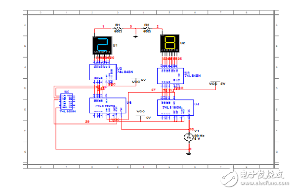 74ls90設(shè)計(jì)60進(jìn)制計(jì)數(shù)器