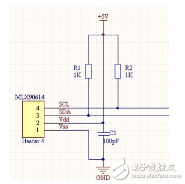 MLX90614紅外測(cè)溫儀課程實(shí)驗(yàn)含源碼