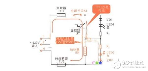 飲水機(jī)電路圖工作原理及電路圖分析 