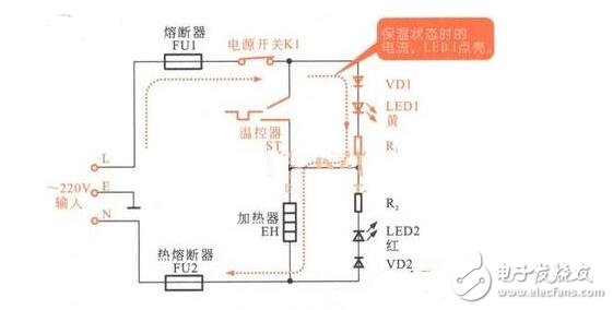 飲水機(jī)電路圖工作原理及電路圖分析 