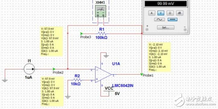 關(guān)于I-V轉(zhuǎn)化電路中運放的虛短虛斷