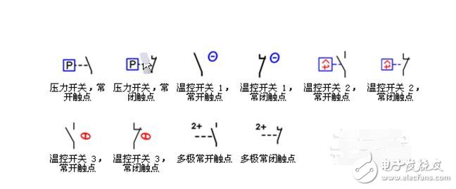 電路圖中光電開關(guān)電氣符號如何表示_光電開關(guān)符號怎么畫