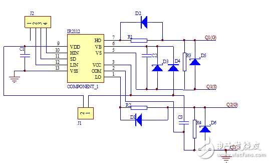 IR2110驅(qū)動(dòng)電路設(shè)計(jì)方案