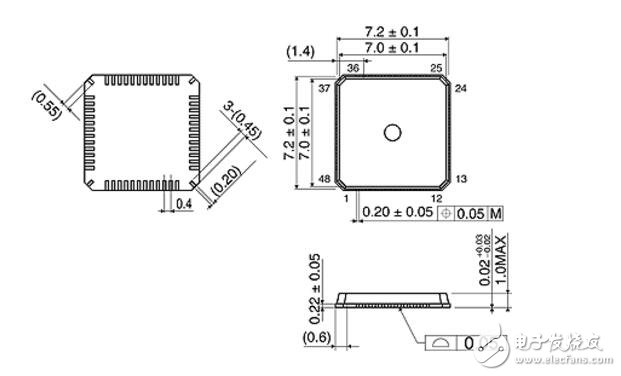 qfn封裝形態(tài)封裝尺寸圖_qfn封裝的特點(diǎn)