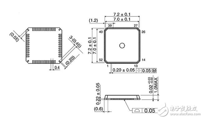 qfn封裝形態(tài)封裝尺寸圖_qfn封裝的特點(diǎn)