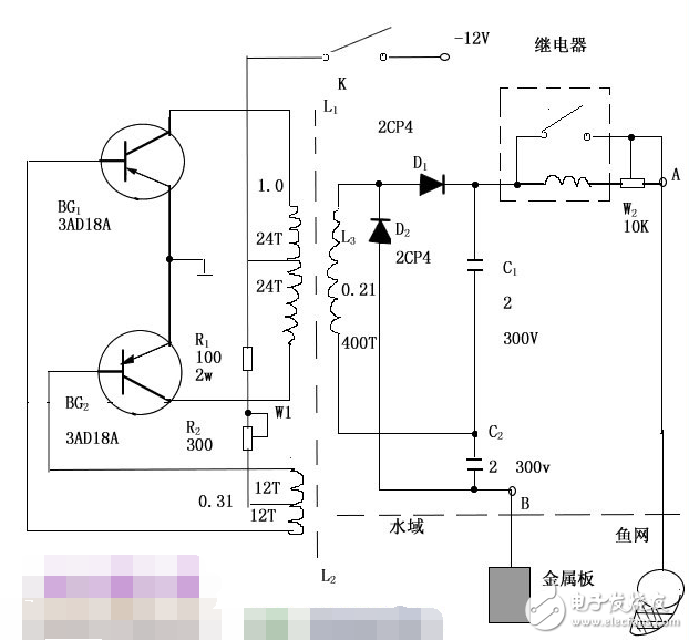 自制簡單電子超聲波捕魚機(jī)