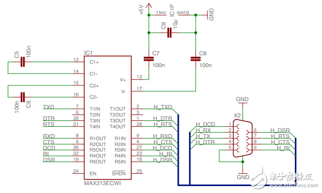 ch340g最簡(jiǎn)原理圖