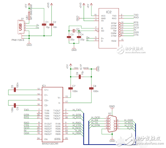 ch340g典型應用電路