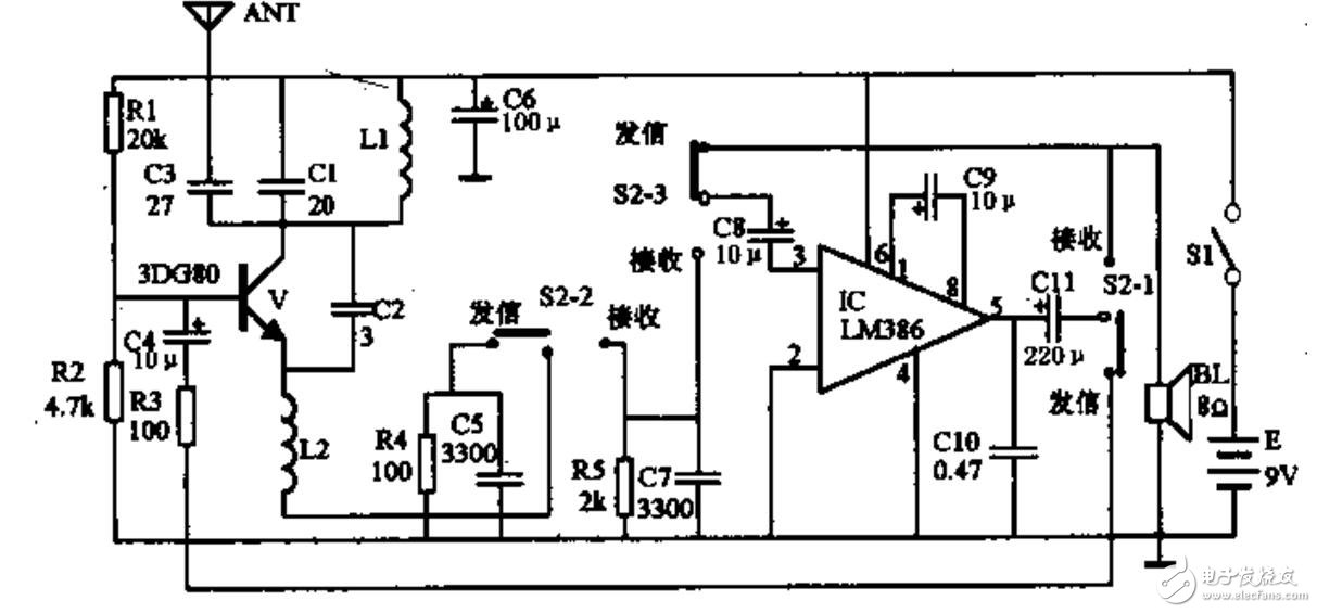 自制簡(jiǎn)易無線對(duì)講機(jī)_自制無線電對(duì)講機(jī)制作