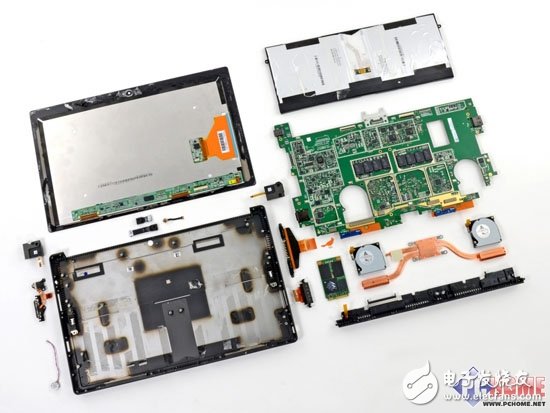 拆解Surface Pro：結(jié)構(gòu)復(fù)雜維修困難