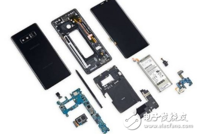 三星Galaxy Note8暴力拆解，電池小了一些