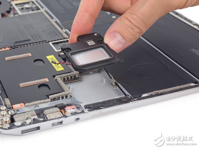 揚聲器部分。