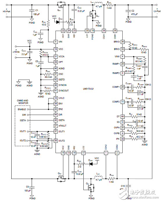 TI TIDA－01168雙向汽車12V(48V)電源系統(tǒng)參考設(shè)計(jì)