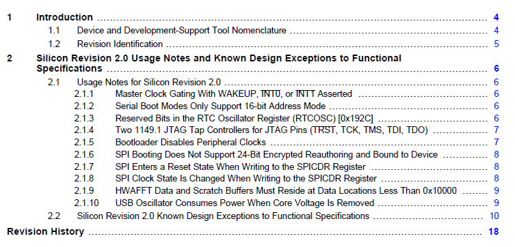 TMS320C5515和C5514定點DSP Silicon功能規(guī)范的已知異常的詳細(xì)概述