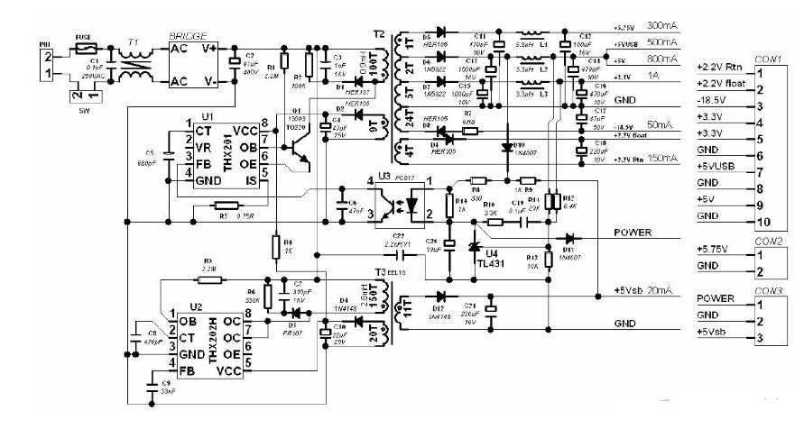 thx202h中文資料匯總(thx202h引腳圖及功能_工作原理及應用電路)