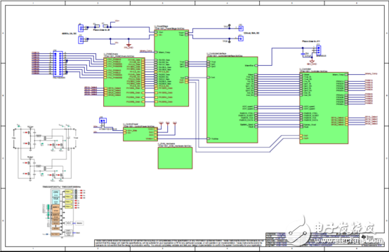 基于TMS320F28379數(shù)控500W轉(zhuǎn)換器參考設(shè)計(jì)TIDM－1001電路圖