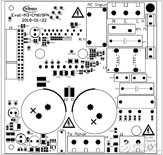 [原創(chuàng)] Infineon IFCM15P60GDCIPOS模塊三相馬達(dá)控制方案