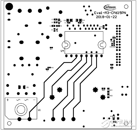 [原創(chuàng)] Infineon IFCM15P60GDCIPOS模塊三相馬達(dá)控制方案