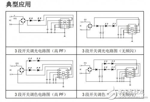 一款可3 段調節(jié)亮度/色溫的 LED 線性恒流控制芯片