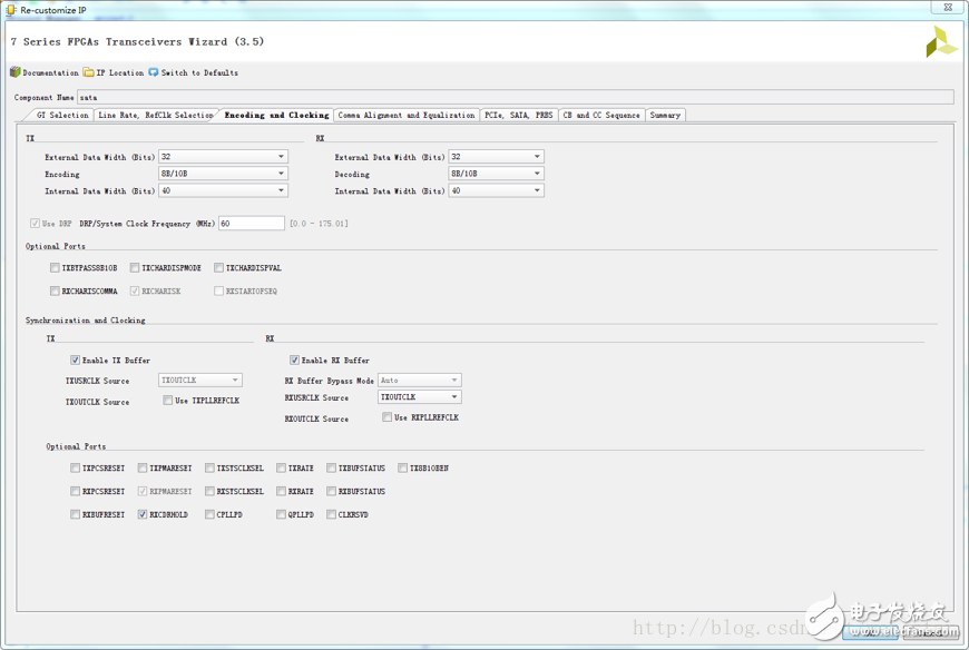 關于Vivado 配置xilinx GTX的SATA設計分析和應用