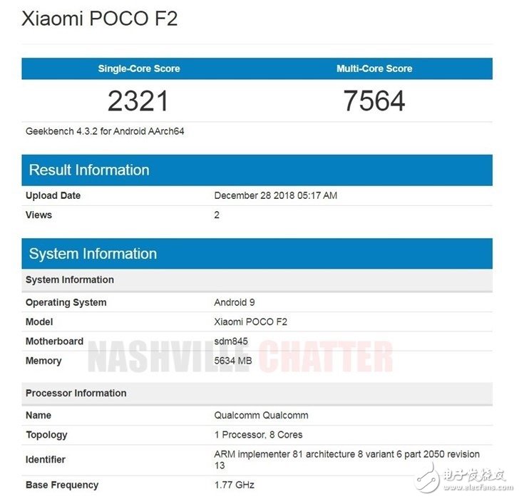 小米POCOF2跑分曝光 配置并不亮眼網(wǎng)友戲稱這是49年入國(guó)軍